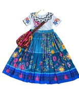 Encanto Madrigal Dress Girls Mirabel Cosplay Kids Halloween Princess Cos... - £13.22 GBP+