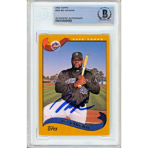 Mo Vaughn New York Mets Auto 2002 Topps Baseball Card BAS Auth Autograph... - $99.99