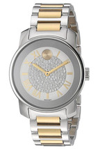 Movado BOLD 3600256 Luxe Two Tone With Roman Index Dial Women&#39;s Watch - £233.32 GBP