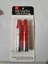 2 Pack REVLON Ultra HD LIP Color Limited Edition #006 & 008 0.2oz Each - $9.80