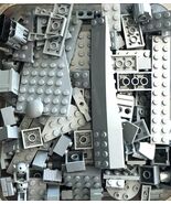 Lego 100 piece Dark Grey Lego lot full of bricks, blocks Variety of Size... - $12.95