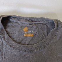Carhartt T-Shirt Men's 2XL Tall Original Fit Gray Short Sleeve Pocket K87 CHR image 4