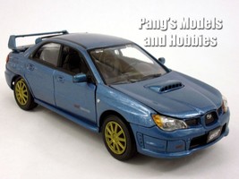 2006 Subaru Impreza WRX STI 1/24 Scale Diecast Car Model - MotorMax - Blue - £26.10 GBP