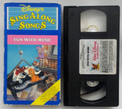 VHS Disneys Sing Along Songs - Fun With Music (VHS, 1989) - £12.76 GBP