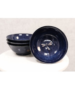 Made in Japan Blue Dragonfly Pasta Salad Soup Cereal Rice Ceramic Bowls ... - £33.01 GBP