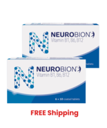 2 X 60&#39;s Neurobion Vitamin B1, B6, B12 Improves Nerve Health &amp; Function New - $64.79