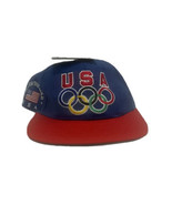 Vintage Starter 1990&#39;s Team USA Olympics SnapBack Blue Red &quot;Go For The G... - $82.30 CAD