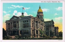 Postcard State Capitol Cheyenne Wyoming - $4.94