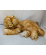 Russ Yomiko Orange Tabby Cat Plush 19 Inch Long Fluffy Stuffed Animal Toy - $68.95