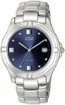 Citizen Mens AP8110-58L Eco-Drive Stainless Steel Blue dial Mens watch - £127.09 GBP