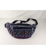 Rasta Woven Hippie Boho Fanny Pack Waist Bag Adjustable Strap Multi-Color - $20.50 CAD