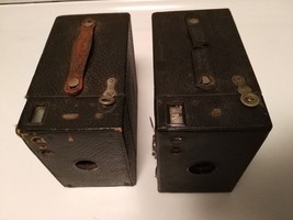 Two (2) Vintage Kodak Box Cameras - £11.38 GBP