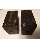 TWO (2) VINTAGE KODAK BOX CAMERAS - £11.20 GBP