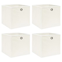  Storage Box Set of 4 White Non-woven fabric (100% polyester) - $79.19