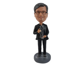 Custom Bobblehead Bartender Man Holding Wine In His Hand - Careers &amp; Professiona - £69.91 GBP