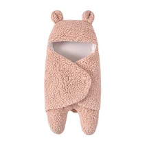 Newborn Baby Sleeping Bag Baby Fleece Blanket Winter Warm Swaddle Sleeping Sack - £18.34 GBP
