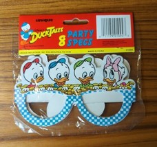 New Vintage Disney&#39;s Duck Tales 8 Party Specs Unique Birthday Favors Glasses - £14.44 GBP