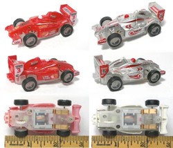 2006 JWL HO 1/64ish American Release F-1 Indy Matched Pair Slot Race Cars Rd/Sil - £23.91 GBP