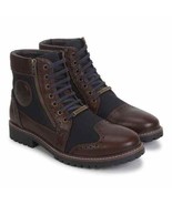 ROYAL ENFIELD MOTORCYCLE MILITARY VIBE BOOTS - NAVY - $244.12 CAD