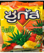 Pineapple Lychee Fruit Sugus Candy Thai Dessert Jumbo Chewy Toffee Snack... - £16.58 GBP