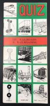 VTG 1966 Quiz On Railroads &amp; Railroading 14th Edition 200 Questions &amp; An... - £10.69 GBP