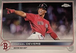 RAFAEL DEVERS 2022 Topps Chrome Card #171 MLB Boston Red Sox 10 Year $31... - $2.66