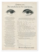 The Clairol System Gorgeous Eyes Kit Coupon Vintage 1972 Full-Page Magazine Ad - £7.72 GBP