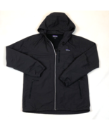 Patagonia Mens Tezzeron Hooded Softshell Windbreaker Black Jacket Size M... - $81.48 CAD
