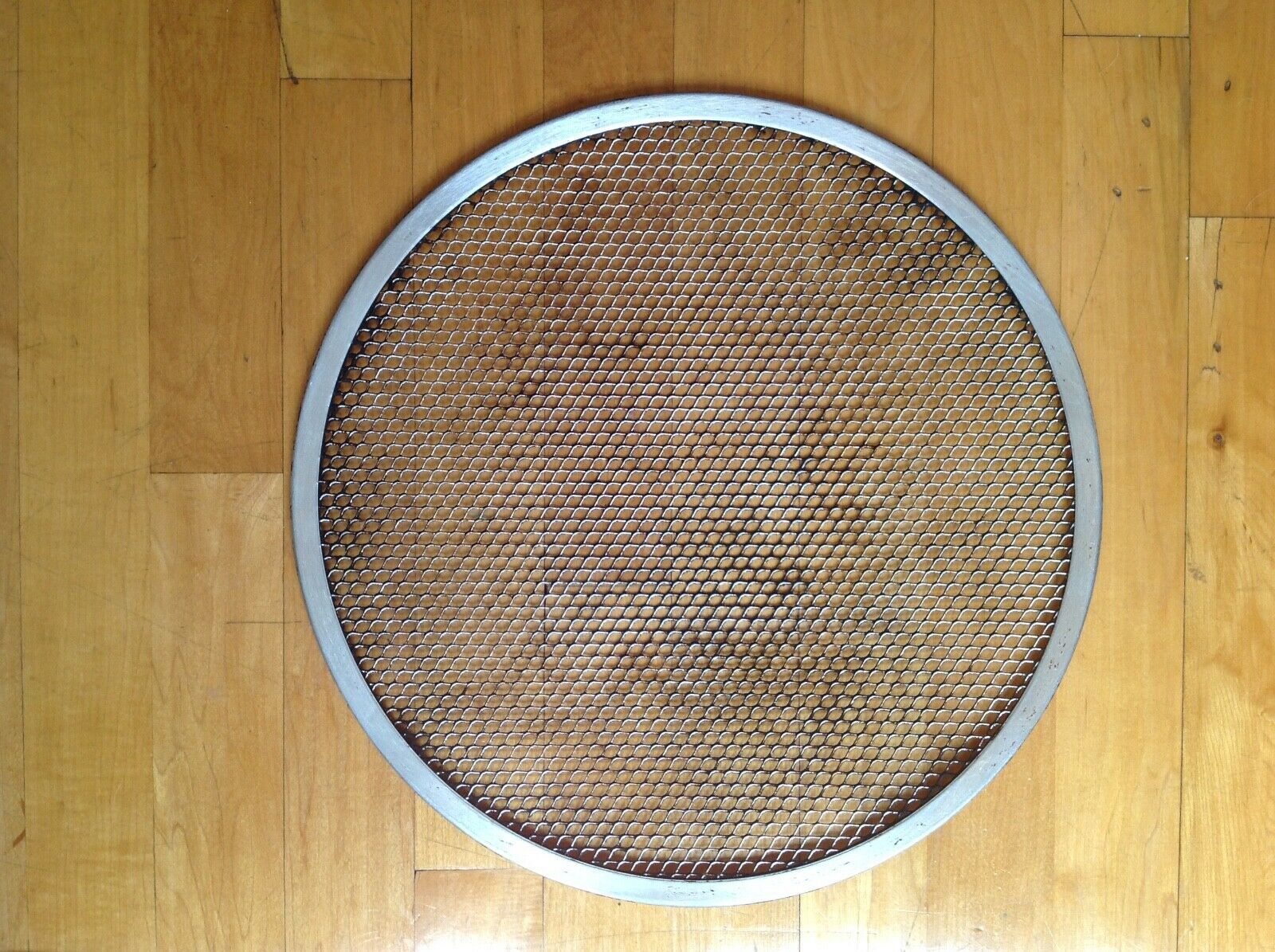 Pizza Seamless Aluminum Screen 12" Round  Oven Baking  Durable Mesh Tray Rim Item image 4