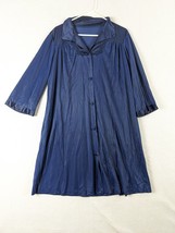 Womens Blue Gown Robe Vintage Size See Measurements Navy Blue - £15.19 GBP