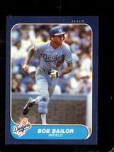 1986 Fleer #124 Bob Bailor Nmmt Dodgers *X88467 - £1.14 GBP