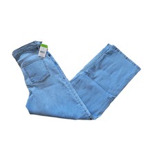 New Time And Tru Mid-Rise Repreve Recycled Poly Denim Wide Leg Belt Pant... - $9.89