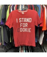 I Stand For Cookie Carrasco Mets Indians Guardians Homage Ladies XS T Shirt - $13.49