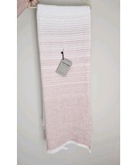 INUP Home 100% Cotton Waffle Weave Throw Blanket Ombre Pink White 50x 70... - $94.76 CAD