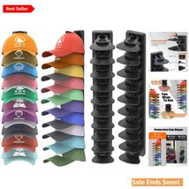Compact Removable Hat Organizer for Closet or Wall - Holds 40 Baseball Caps - $31.63