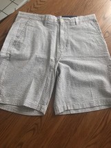 Men&#39;s Croft &amp; Barrow White Shorts Pants 36 Waist Ships N 24h - $34.53