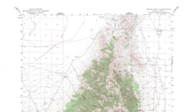 Spruce Mtn. 4 Quadrangle Nevada 1953 Topo Map USGS 1:62500 Topographic - £17.01 GBP