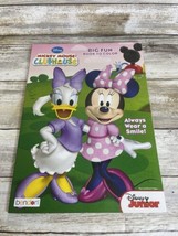 Disney Mickey Mouse Clubhouse &quot;Always Wear A Smile!&quot; New Big Fun Coloring Book - £3.90 GBP