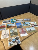 Vintage Lot of 14 Windmill The Netherlands Travel Souvenir Postcard KG JD - £19.57 GBP