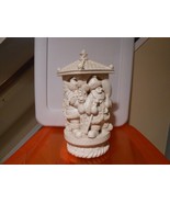 Father Christmas Santa &quot;Flameless Candle&quot; 11.5&quot;H Metal Tabletop NEW OTHER - $370.72 MXN