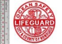 Vintage Surfing Hawaii Lifeguard City &amp; County of Honolulu Ocean Safety Lifeguar - £7.97 GBP
