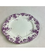 Shelley DAINTY MAUVE DAISY 8&quot; Salad Plate Fine Bone China - England - $633.66 MXN