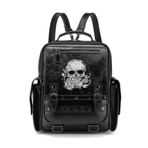 Original Steampunk Dark Style Skull Theme  Backpack For A Backpack - £55.02 GBP