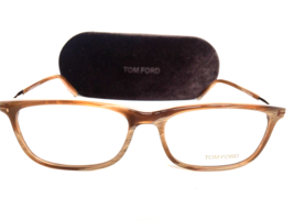 New Tom Ford TF 5398 062 55mm Brown Rectangular Men&#39;s Eyeglasses Frame - £151.86 GBP