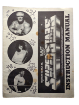 WWF Superstars Arcade Game Manual 1989 Original American Technos Instruc... - £16.02 GBP