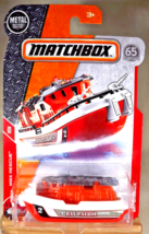 2017 Matchbox 85/125 MBX Rescue 28/30 BAY BRIGADE Red-White w/White Mini Wheels - £8.60 GBP