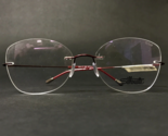 Silhouette Eyeglasses Frames 5515 CT 3040 Titan Minimal Art TMA Wine 53-... - $223.51