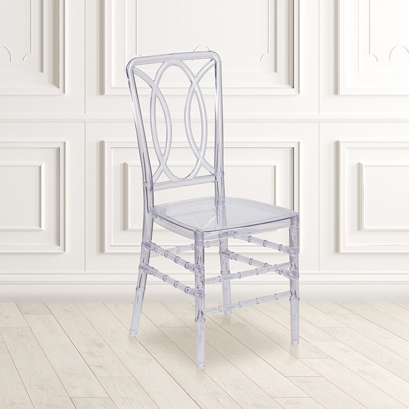 Clear Designer Stack Chair BH-H007-CRYSTAL-GG