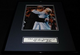 Al Gore Signed Framed 16x20 Note &amp; Photo Set The Tipper Kiss - £117.33 GBP