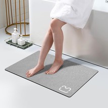 Diatomaceous Earth Bath Mat Rugs Super Absorbent Diatomite Stone Bath Ma... - $41.99